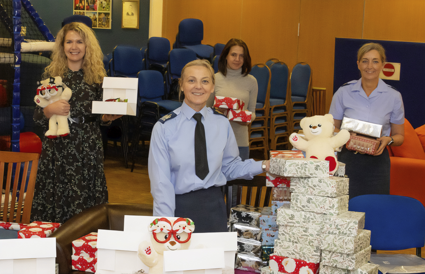 Photo decoration: Celebrating a varied career after enlisting in 1984, Warrant Officer Yvonne Conway has worked at 11 UK bases and carried out a range of professional activities.
